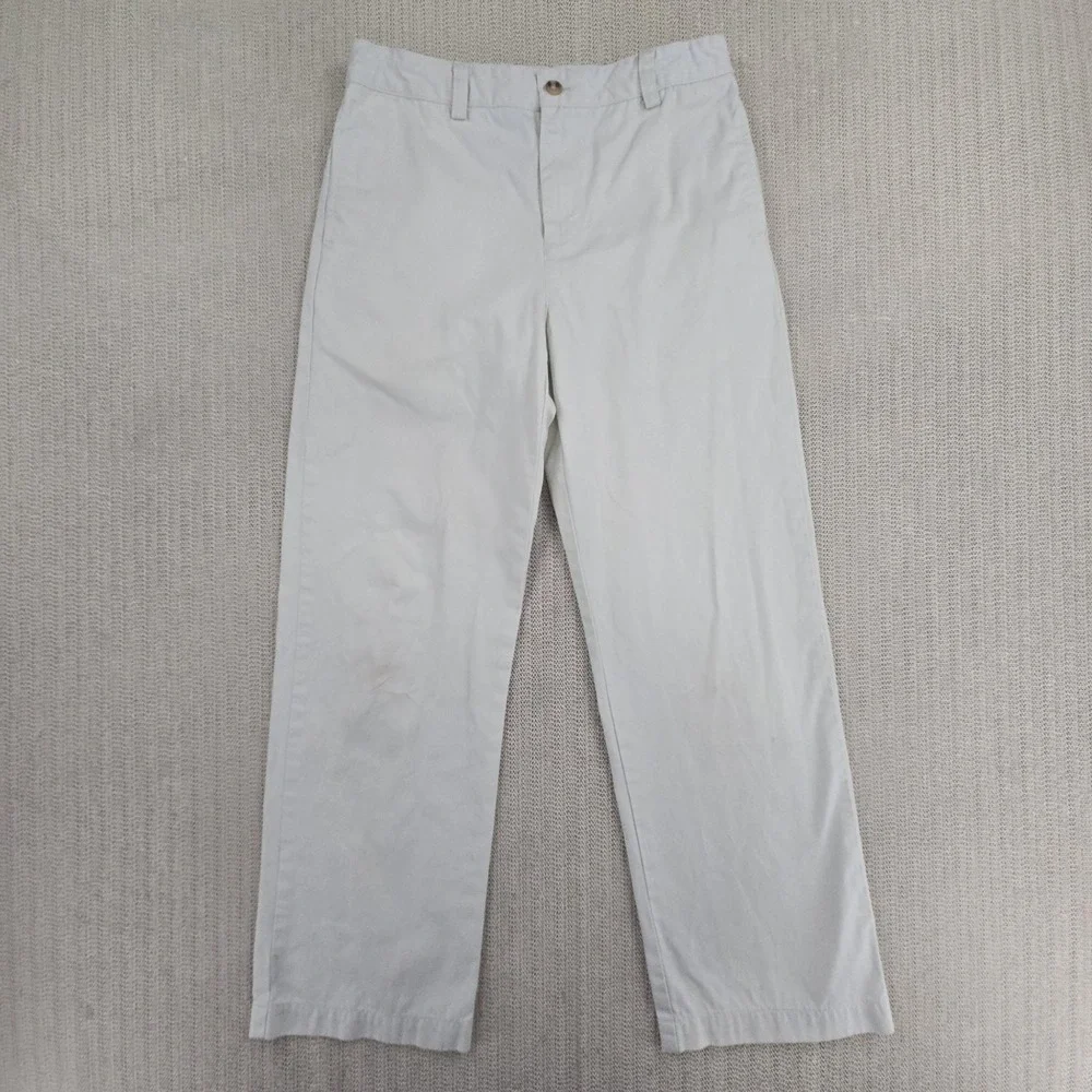 Vineyard Vines Pants Boys 16 Beige Chino Adjustable‎ Waist Cotton Twill Casual